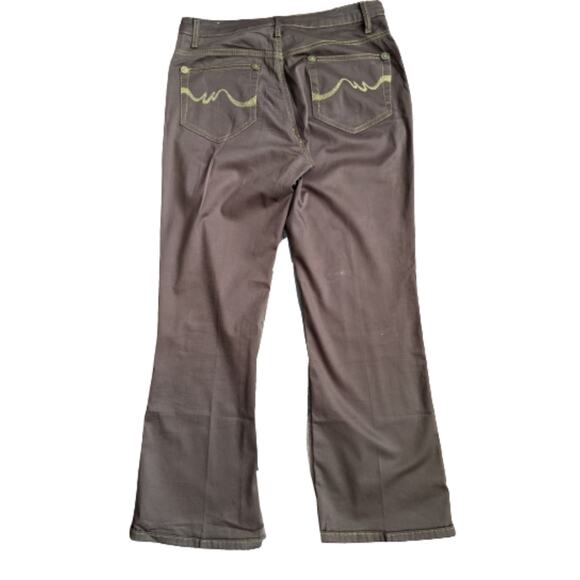 Crest Jeans Brown Stretch Bootcut Jeans - Picture 3 of 7